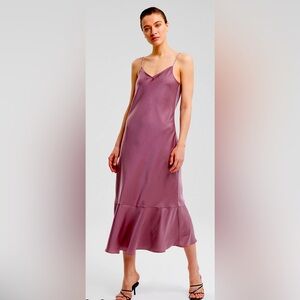 Lattelier slip midi dress.  Size L.